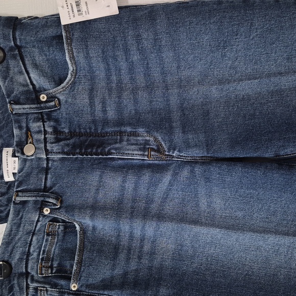 NWT Good American Crop Mini Boot Jeans Size 10 - Picture 3 of 9